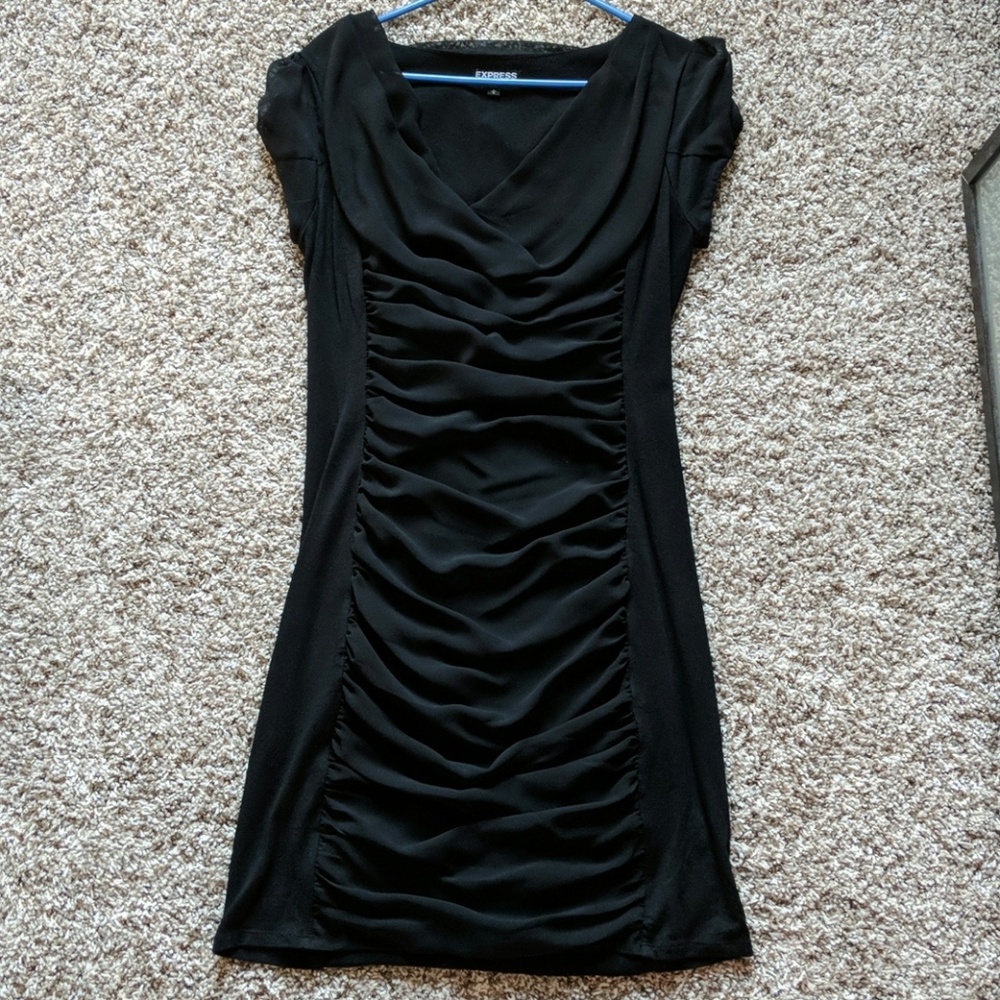 Black cocktail dress